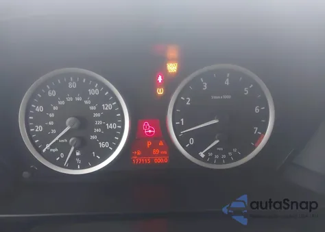 2007 BMW 530I z USA, uszkodzony, nr VIN WBANE73587CM55854